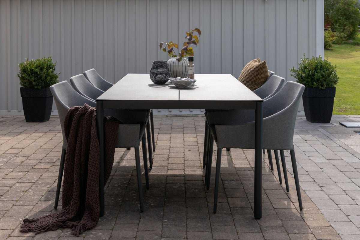2er Set - Gartenstuhl Sophia aus Aluminium/Polyester