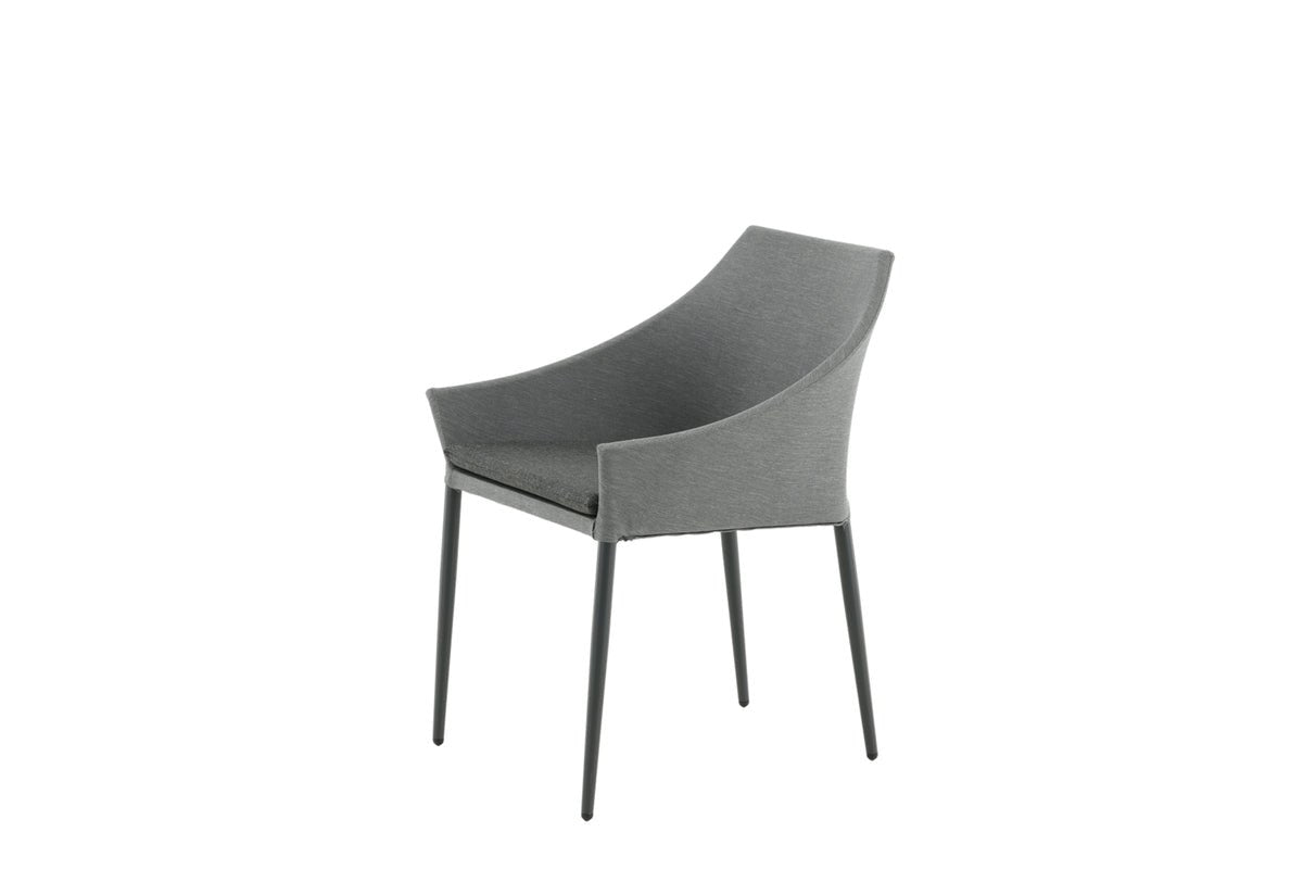 2er Set - Gartenstuhl Sophia aus Aluminium/Polyester