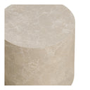 Designer Couchtisch Paris 2er Set Rund in Marmor Optik