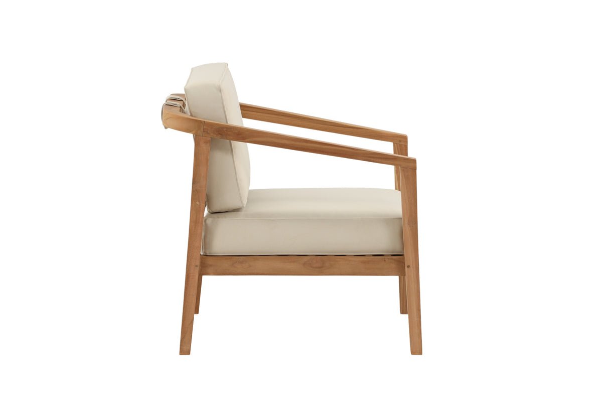 Garten Stuhlkissen Africa - aus Polyester in Beige