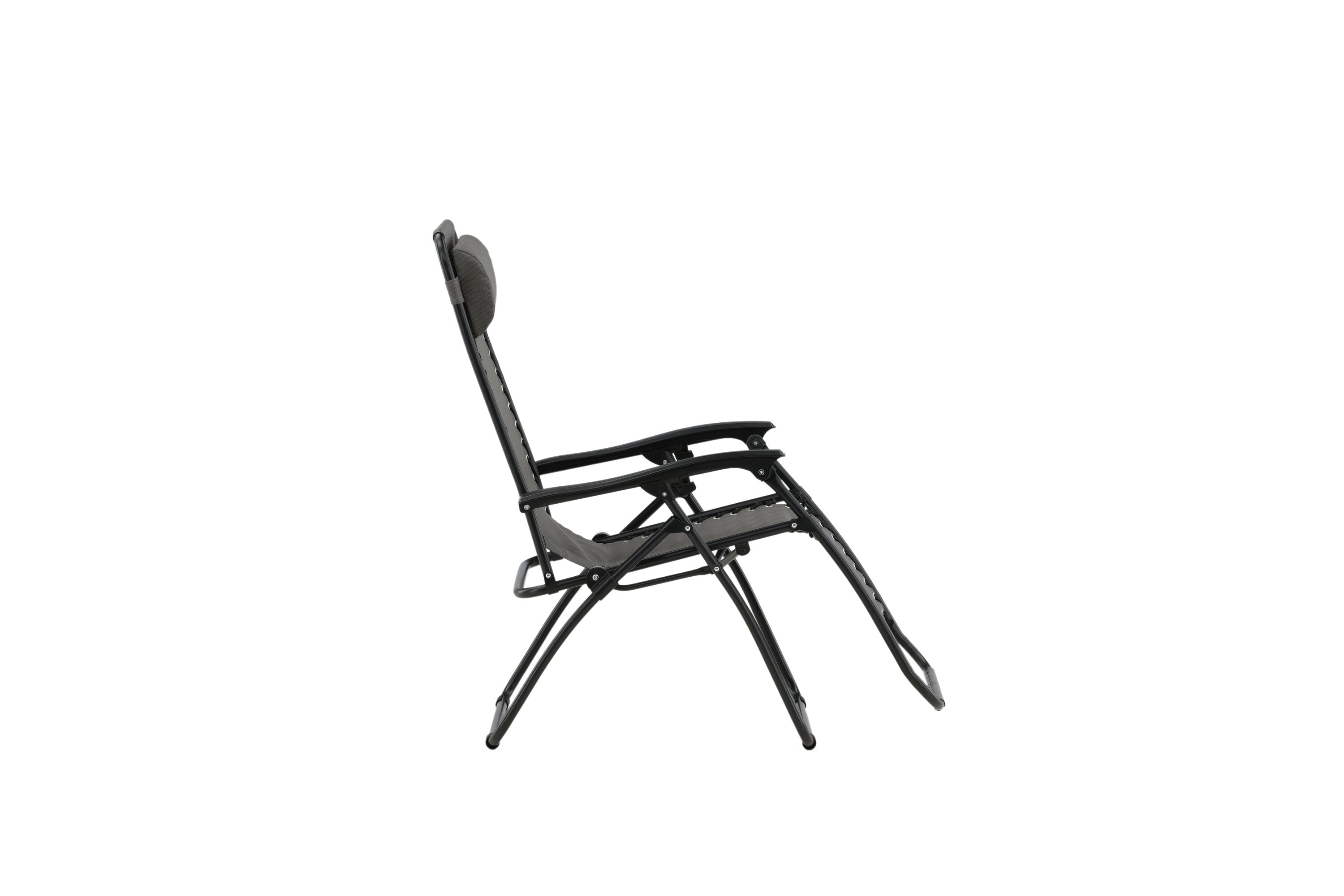 Sonnenliege Trainline - in wahlweise Grau oder Schwarz mit Faltfunktion