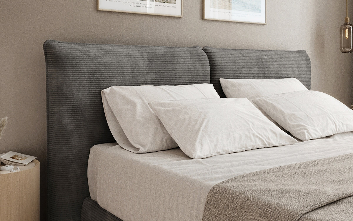 Boxspringbett Pillo in Cord