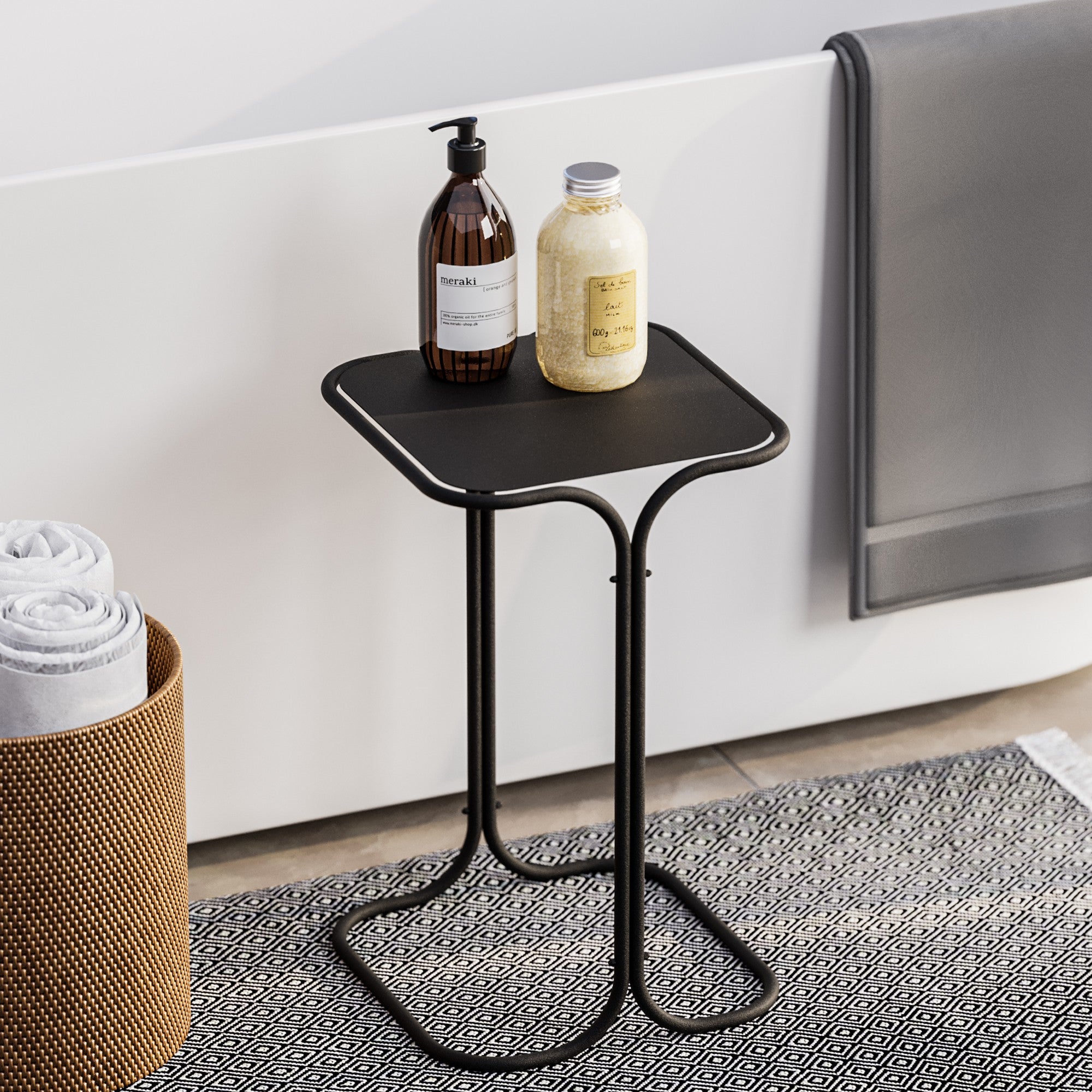 Couchtisch Orento – Mit schwarzem Metallgestell