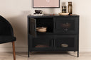 Kommode Berit – Industrial Design in Schwarz
