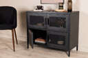 Kommode Berit – Industrial Design in Schwarz