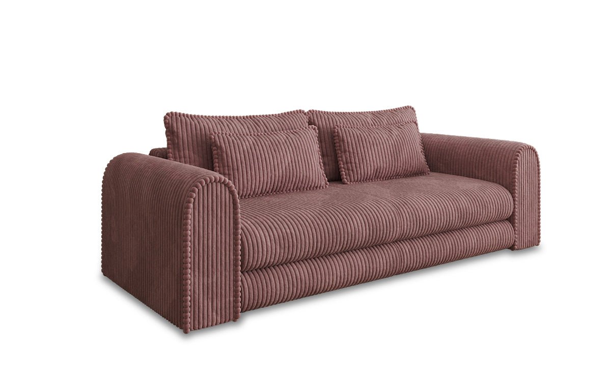Designer Sofa Lil Buddy 3 Sitzer mit Schlaffunktion und Stauraum in Breitcord