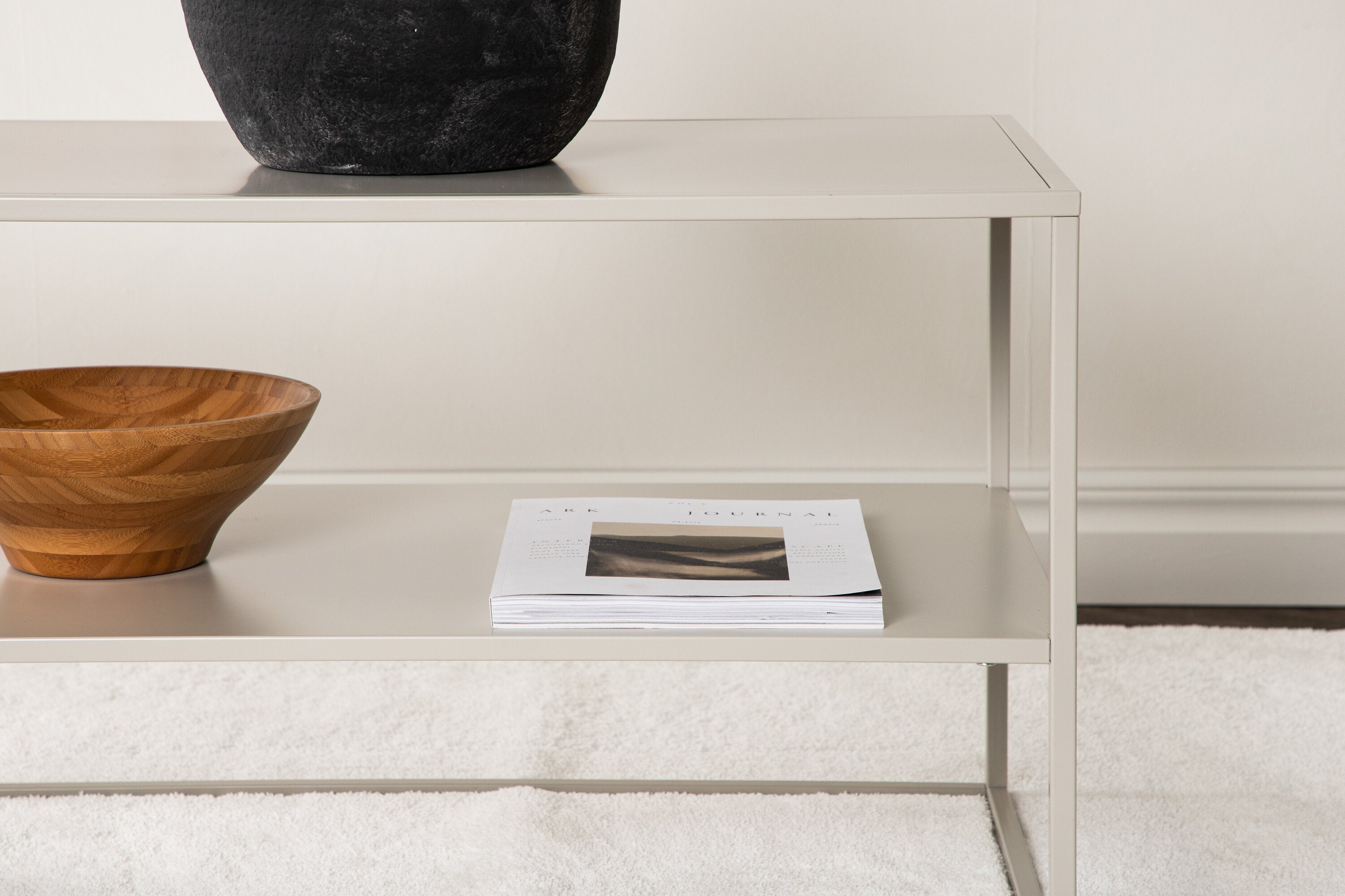 Beistelltisch Skapa - Schlichtes Design in Beige