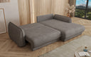 Designer Ecksofa Mojave II Stoff mit Schlaffunktion und Stauraum