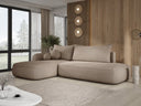 Designer Ecksofa Babu Bouclé mit Schlaf- und Klappfunktion