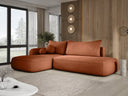 Designer Ecksofa Babu Bouclé mit Schlaf- und Klappfunktion