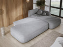 Designer Ecksofa Babu Bouclé mit Schlaf- und Klappfunktion
