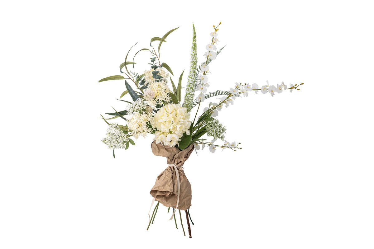 Künstlicher Blumenstrauß Verona – Sanfte Blütenharmonie in Weiß