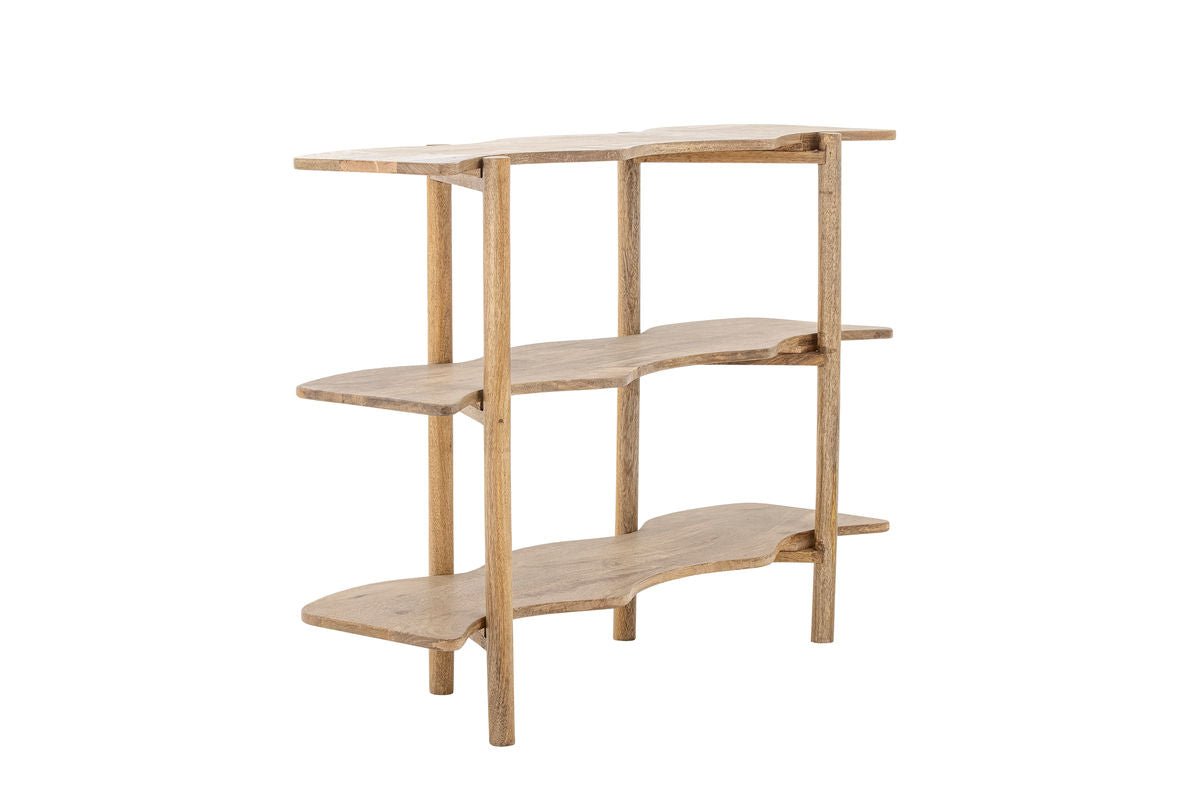 Bücherregal Reno – FSC®-zertifiziertes Mangoholz im natürlichen Design