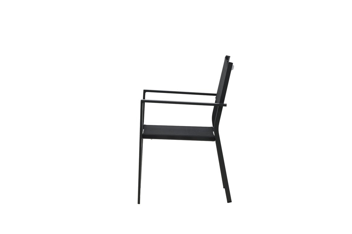 2er Set - Gartenstuhl Karibik aus Aluminium/Textilene