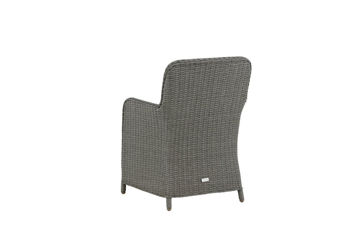 2er Set - Gartenstuhl London aus synthetischem Rattan