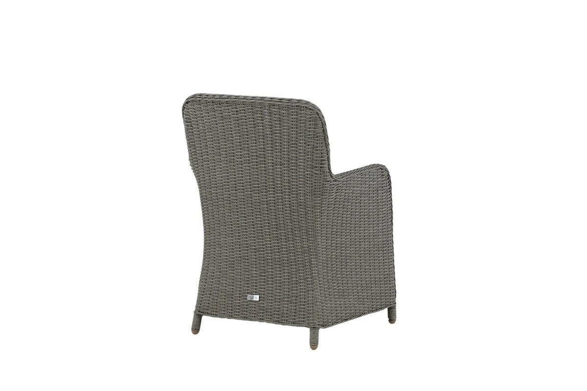 2er Set - Gartenstuhl London aus synthetischem Rattan