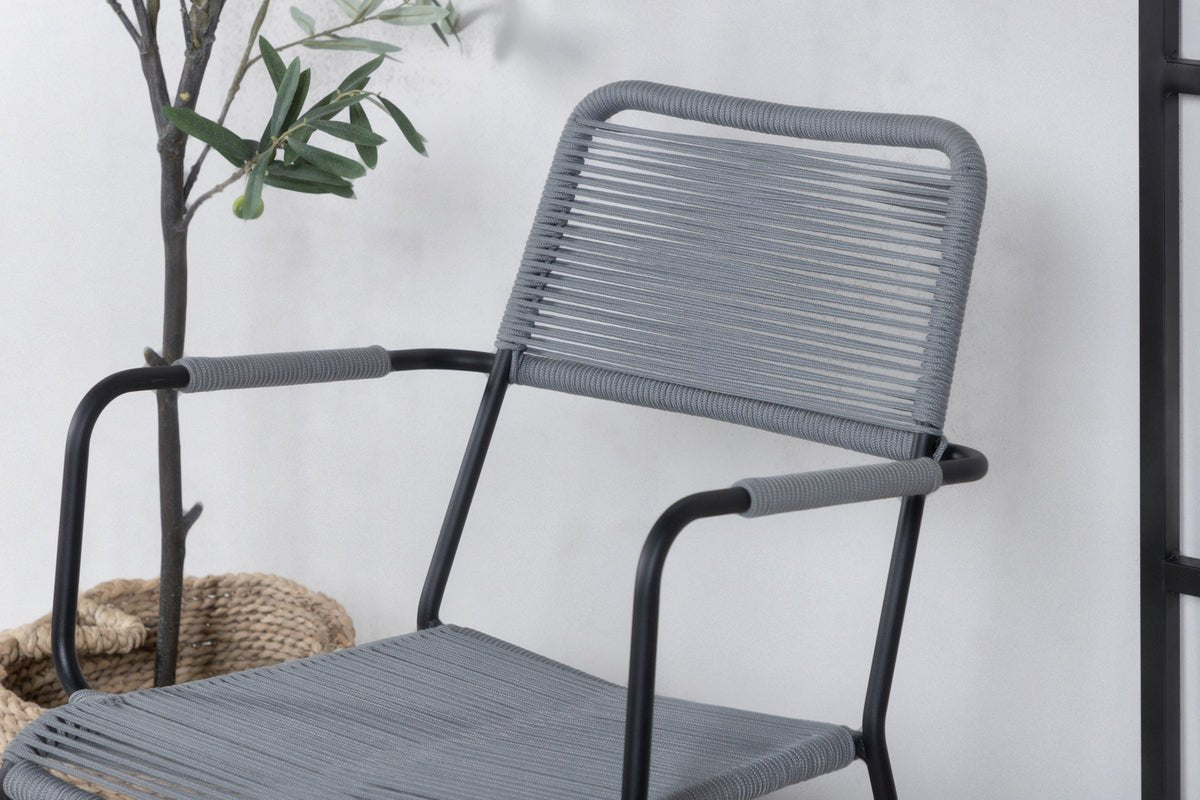 2er Set - Gartenstuhl Marla aus Metall/Polyester