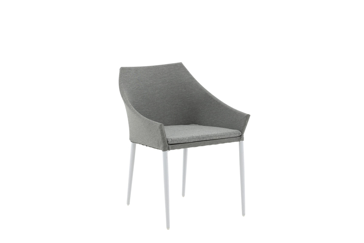 2er Set - Gartenstuhl Sophia aus Aluminium/Polyester