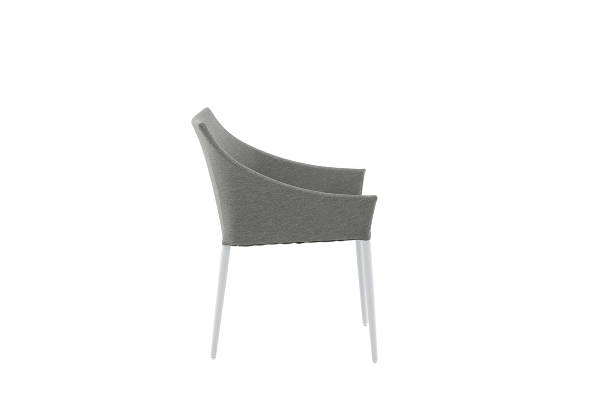 2er Set - Gartenstuhl Sophia aus Aluminium/Polyester