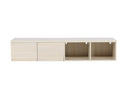 TV-Lowboard Skagen Whitewash – Helles skandinavisches Design