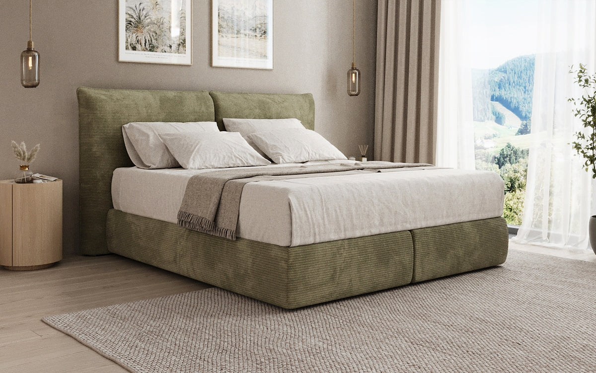 Boxspringbett Pillo in Cord