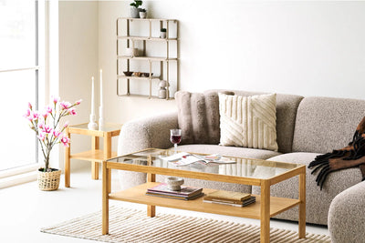 Wandregal Corvella – aus Metall in Beige