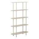 Standregal Elnora – aus Metall in Sandfarbe