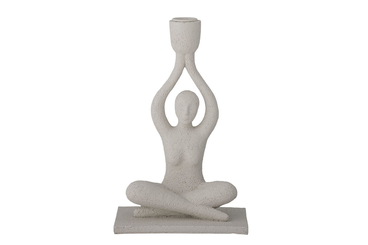 Kerzenhalter Athena – Ø 2,2 cm in Weiß