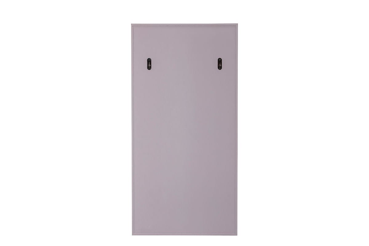 Wandschrank Lana – Violettes Holz-Kabinett mit Messinggriff & Musterfront