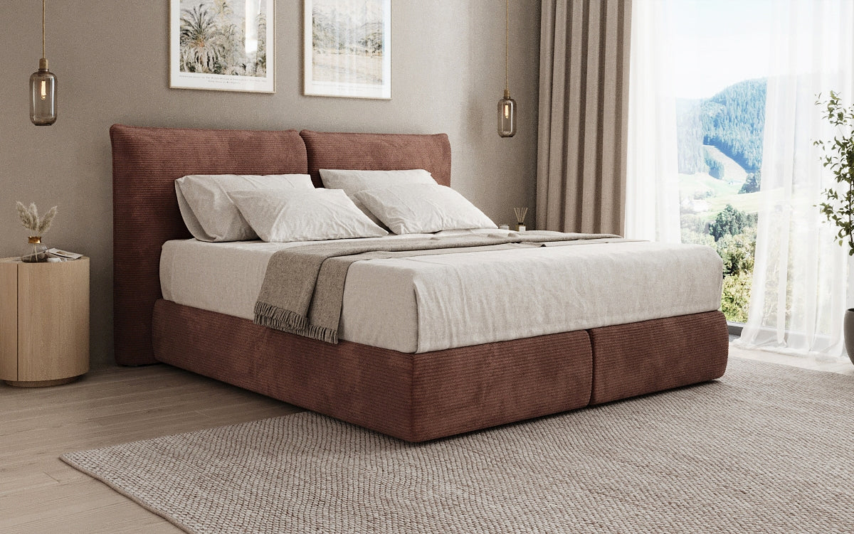 Boxspringbett Pillo in Cord