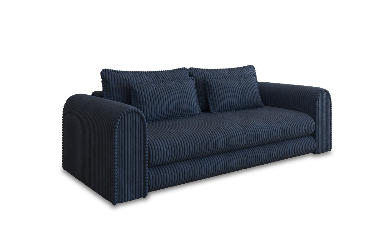 Designer Sofa Lil Buddy 3 Sitzer mit Schlaffunktion und Stauraum in Breitcord