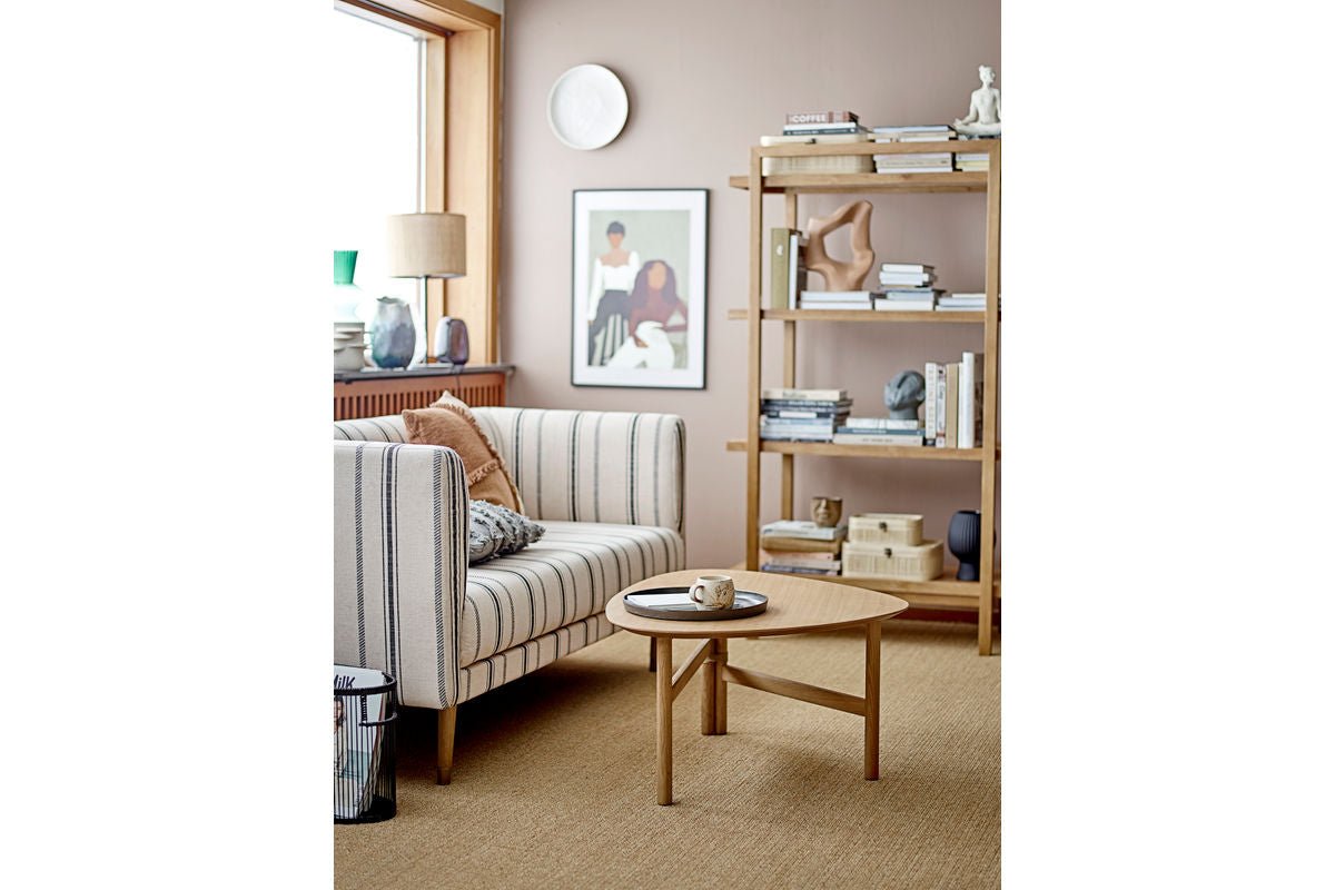 Blumentopf Noto – Skulpturales Design in hellem Naturton