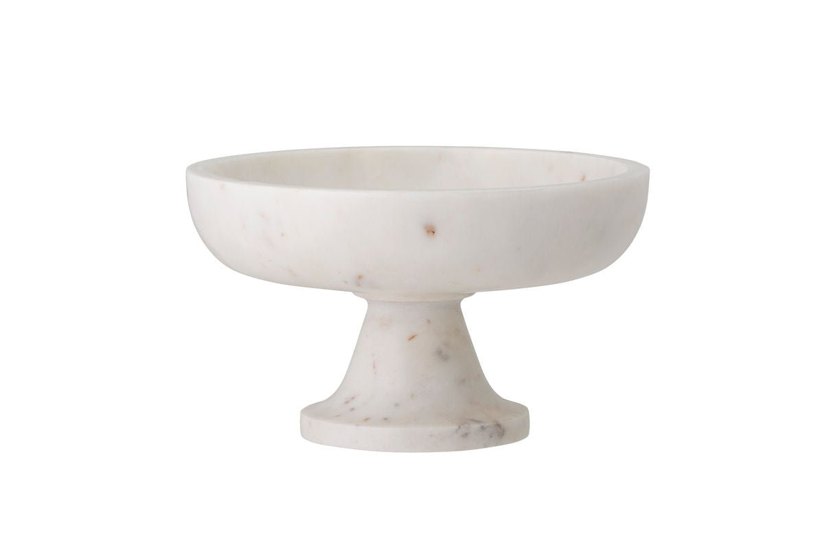Schüssel Erin - Weißer Marmor mit elegantem Stand