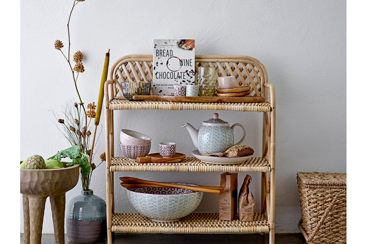 Schale Livia – Steingut mit dekorativem Muster in Grün