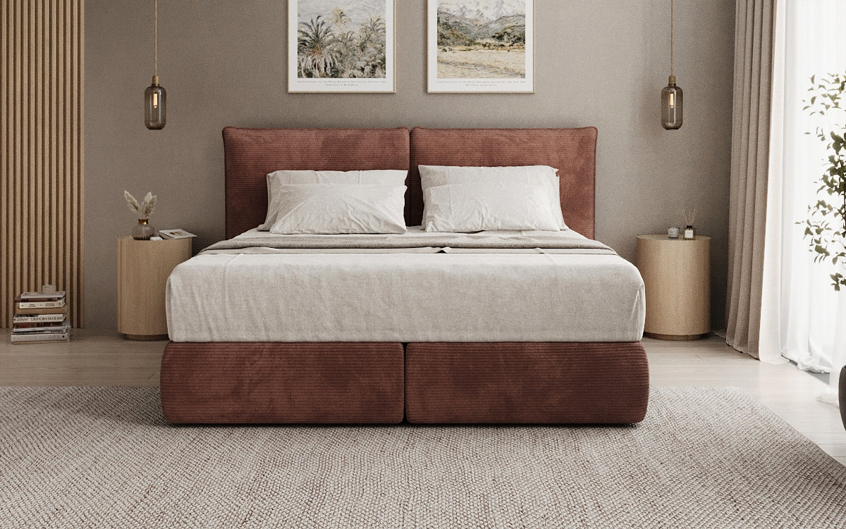 Boxspringbett Pillo in Cord
