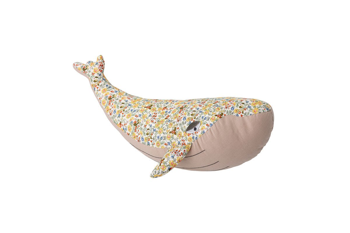 Plüschtier Wally – weicher Stoffwal in buntem Design