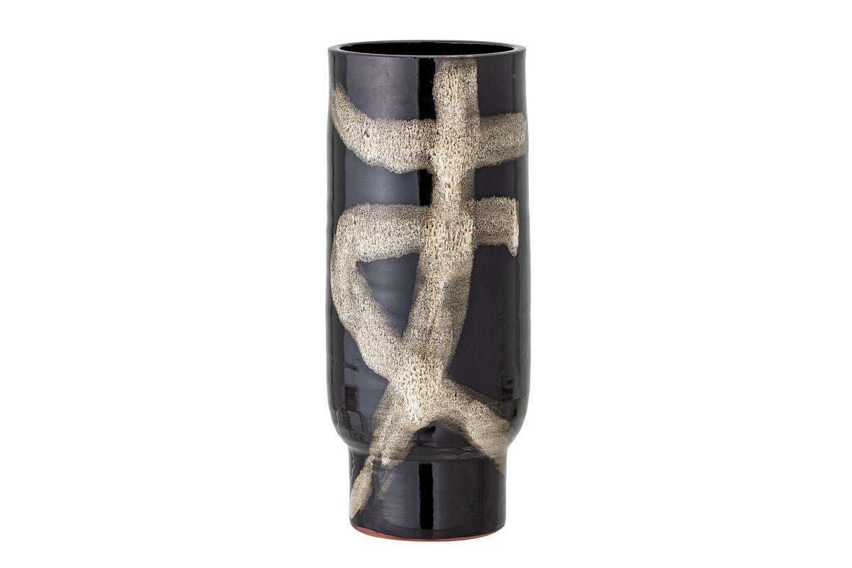 Vase "Namibia" - braune Terrakottavase