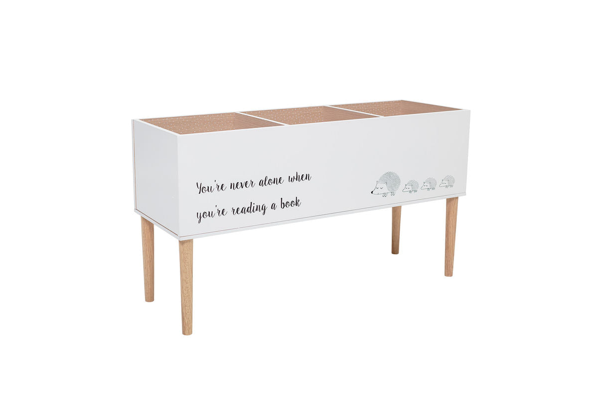 Bücherständer Lio – Weißes Kinderregal aus MDF