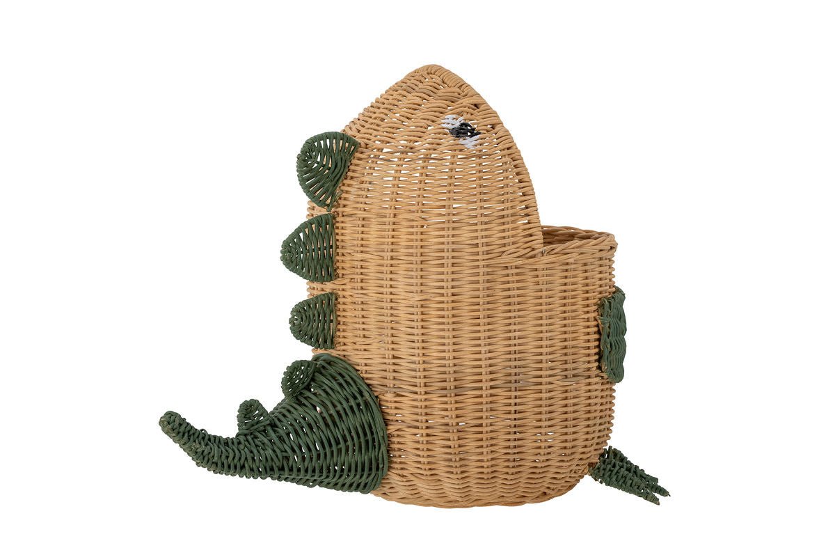 Aufbewahrungskorb Sino – Dinosaurierkorb aus Rattan