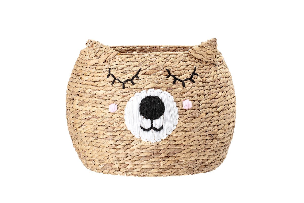 Aufbewahrungskorb Tamo – Bärenkorb aus Wasserhyazinthe