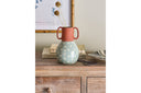Vase Ellie - Bunt, aus Steingut