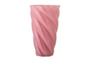 Vase Pinkt Tornado – aus Glas
