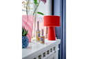 Vase Pinkt Tornado – aus Glas