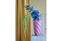 Vase Pinkt Tornado – aus Glas