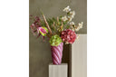Vase Pinkt Tornado – aus Glas