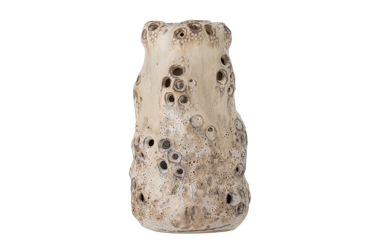 Vase Siam - Natur, aus Steingut