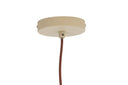 Pendelleuchte Kora – Abgerundetes Design in sanftem Naturton