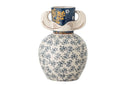 Vase Granny – Steingut mit Gemälde