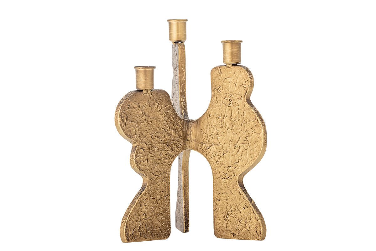 Kerzenhalter Corelia – Metall in Goldoptik