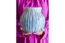 Vase Bleir – handbemaltes Steingut